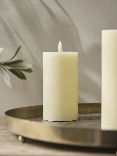 Led pillar candle medium - led,