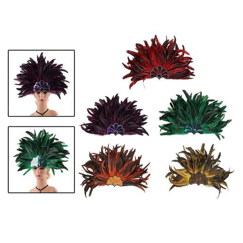 Feather headpiece costume hair - headpiece,