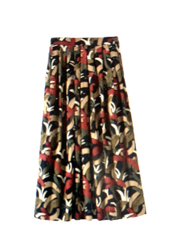Toast palm print - palm, skirt