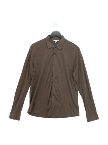 Reiss men shirt brown 100 - men's,