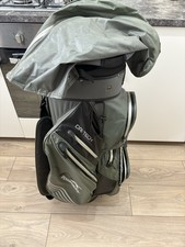 Powakaddy Dri-Tec Cart Bag / 14-Way Divider / Green & Black