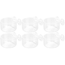  3 Pieces Fish Tank Feeder Red Worms Food Holder Acrylic Aquarium