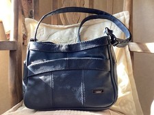 Navy Blue Women's Shoulder Bag. Lorenz Accessories Handbag. Used Nice Condition