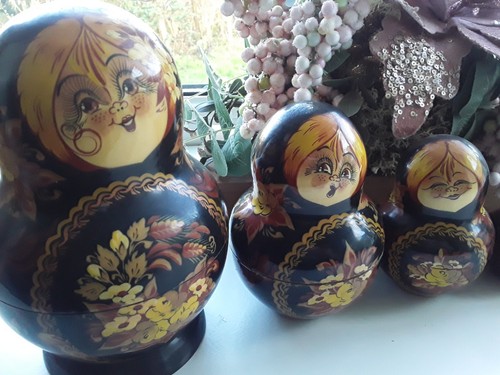 Vintage russian nesting - vintage,