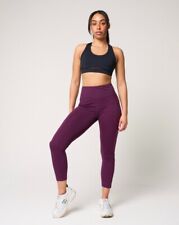 Women Leggings High Waisted Seamless Compression Pocket Gym Yoga Legging UK 6-16