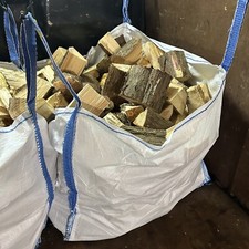 Split Hardwood Logs 20cm Large Builders Tonne Bag- Free Local Delivery