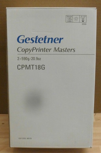 Gestetner copyprinter master - gestetner,