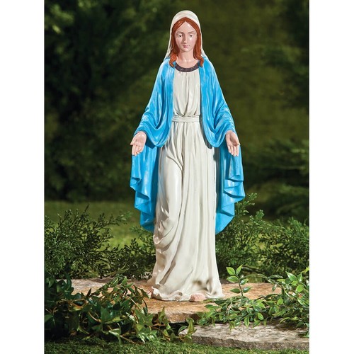 Virgin mary garden statue - virgin,
