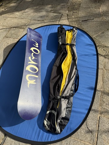 Morrow snowboard with bindings - morrow,