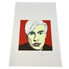 c 1970’s ANDY WARHOL Signed STUDIO PROOF SCREEN PRINT by BRIAN GRIMWOOD Pop Art