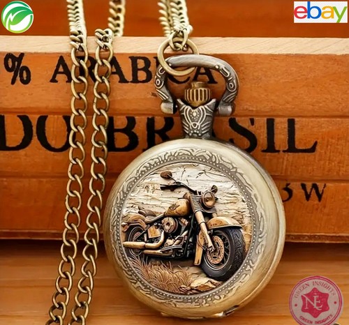 Vintage pocket pendant quartz - pendant,