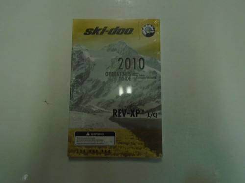 2010 ski doo - rev-xp, operators