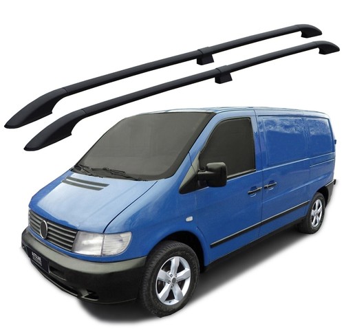 Black aluminium roof rack - black,