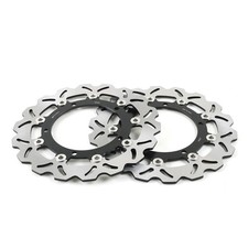 Pair Front Brake Discs For
