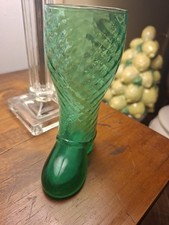 Vintage Glass Boot