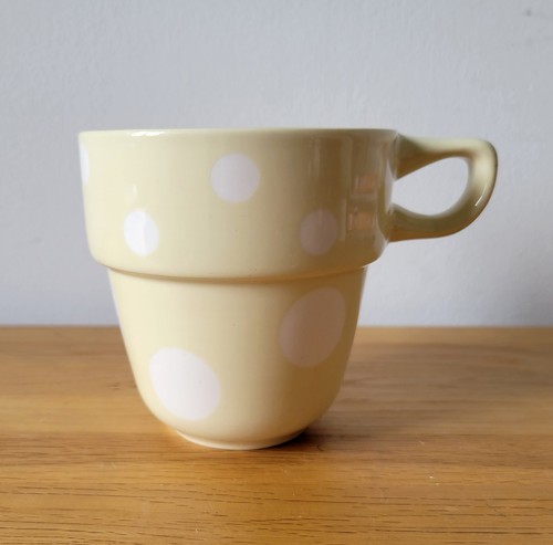 Stacking mug pale yellow - mug,