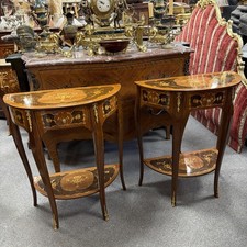 Pair Louis XV Demi Lune