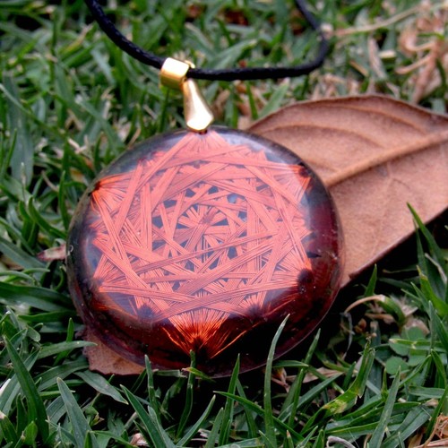 Love magnet orgone pendant - magnet,