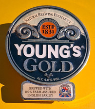 Beer pump clip badge YOUNG'S
