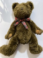 Teddy Bear Plush Fraser Bear 96 ( HOUSE OF FRASER ) Vintage 1996 Brown Soft Toy