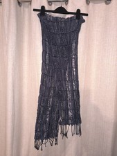 Woman's Navy Blue Metalic