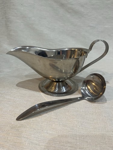 Vintage stainless steel gravy - stainless,