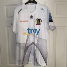 Men’s White Samurai Exeter Chiefs 2022 / 23 Away Rugby Top XL