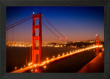 Golden Gate Bridge Framed Wall