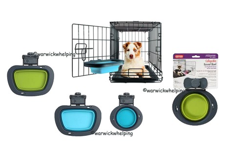 Dexas dog crate bowl kennel - dexas,