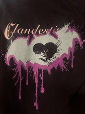 Clandestine Industries Vintage Rare Hoodie. X-small 