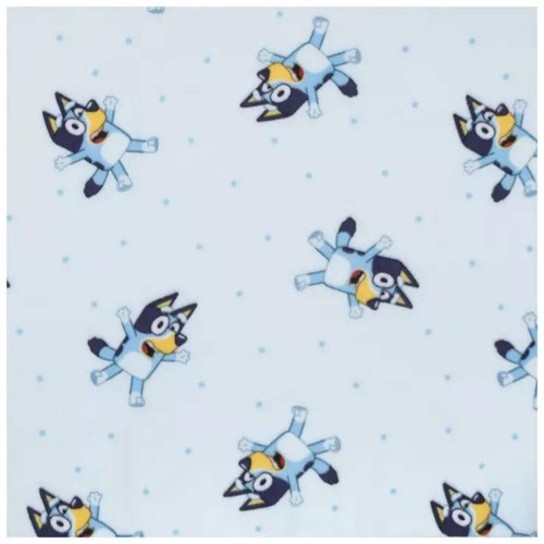 Bluey anti pill fleece fabric - bluey,