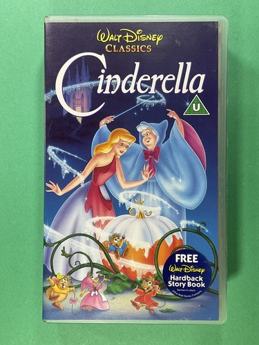 Cinderella vhs video tape - vhs,