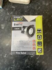 Integral LED Evofire IP65 Fire Rated Downlight Black Tatty Box New