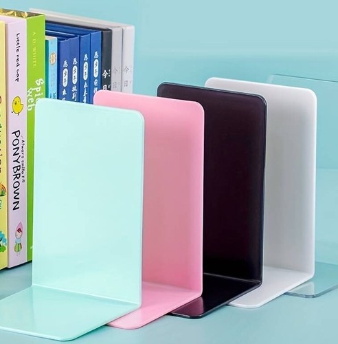 Pair plastic bookend anti - pair, of