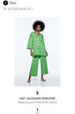 Zara JACQUARD SWEATER Medium