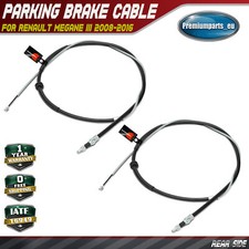 2x Hand Brake Cable Rear Side