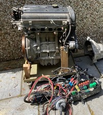 FORD FIESTA  ZETEC-S 1.4 16V ENGINE Ideal for Kitcar/spares + Wiring & Key