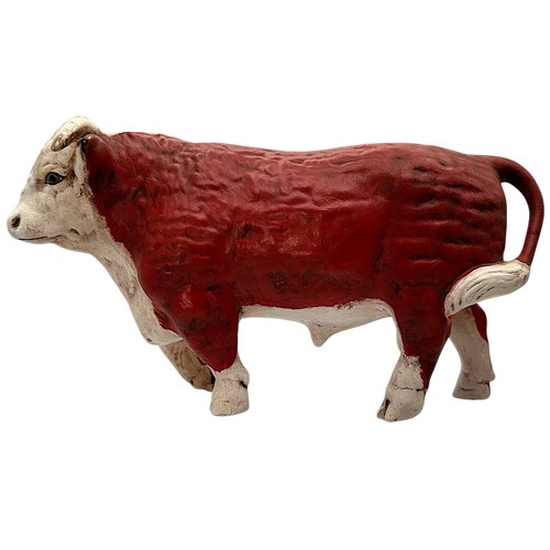 Vintage hereford bull - bull, style