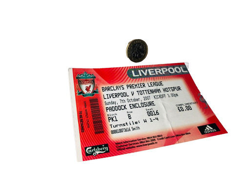 Football ticket liverpool - ticket, vs