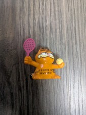 Garfield  TENNIS IS MY LIFE! -  Bully Figur - 1978 1981 Vintage Retro Figure 