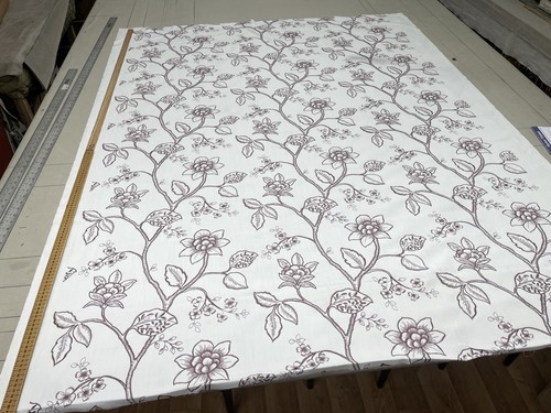 Luxury plum embroidered floral - plum,