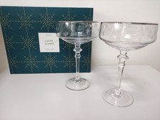 Set of 2 COUPE GLASSES by John Lewis NEW!