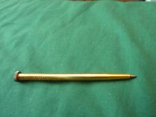 VINTAGE WH SMITH NAIL PEN (FOR NOTEBOOKS) - GOLD COLOUR