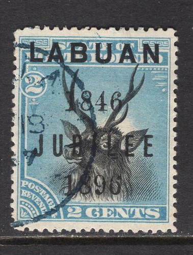 M24988 labuan 1896 sg84 - 1896, 2c