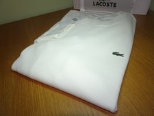LACOSTE MENS RIBBED CREW NECK
