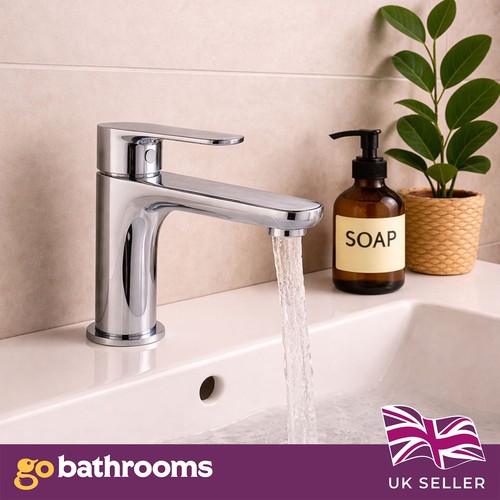 Wras chrome basin mixer tap - chrome,