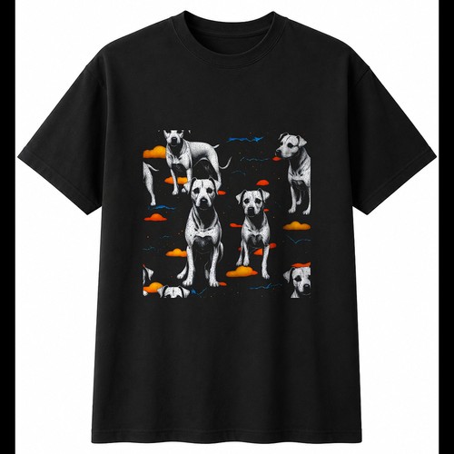Patterdale terrier glowing - terrier,