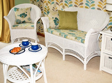 4pcs wicker Lloyd loom style