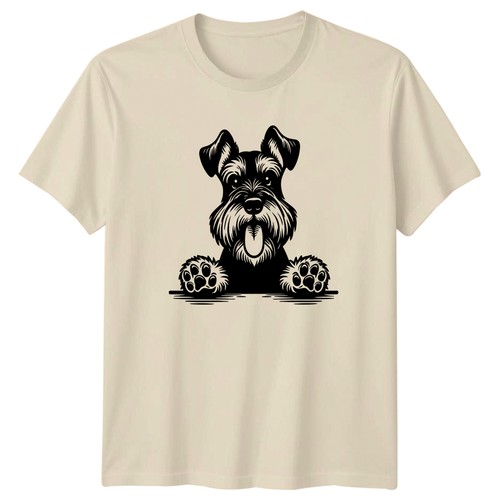 Schnauzer dog graphic mens - schnauzer,