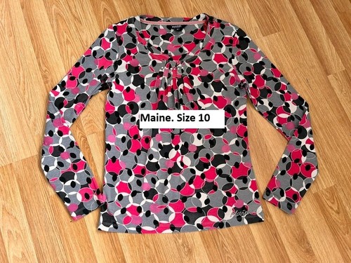 Maine ladies top - size, 10